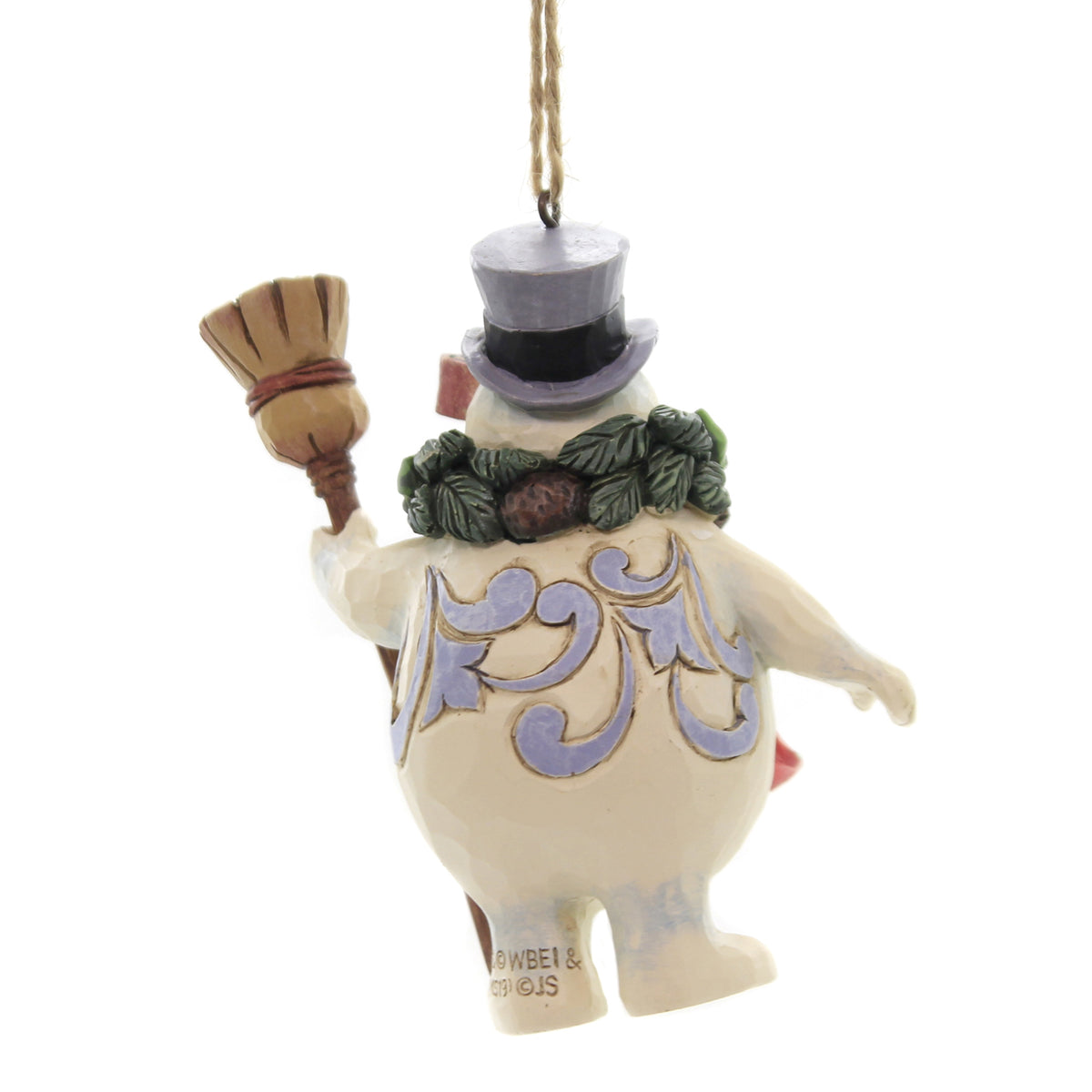 Jim Shore Frosty With Wreath - - SBKGifts.com