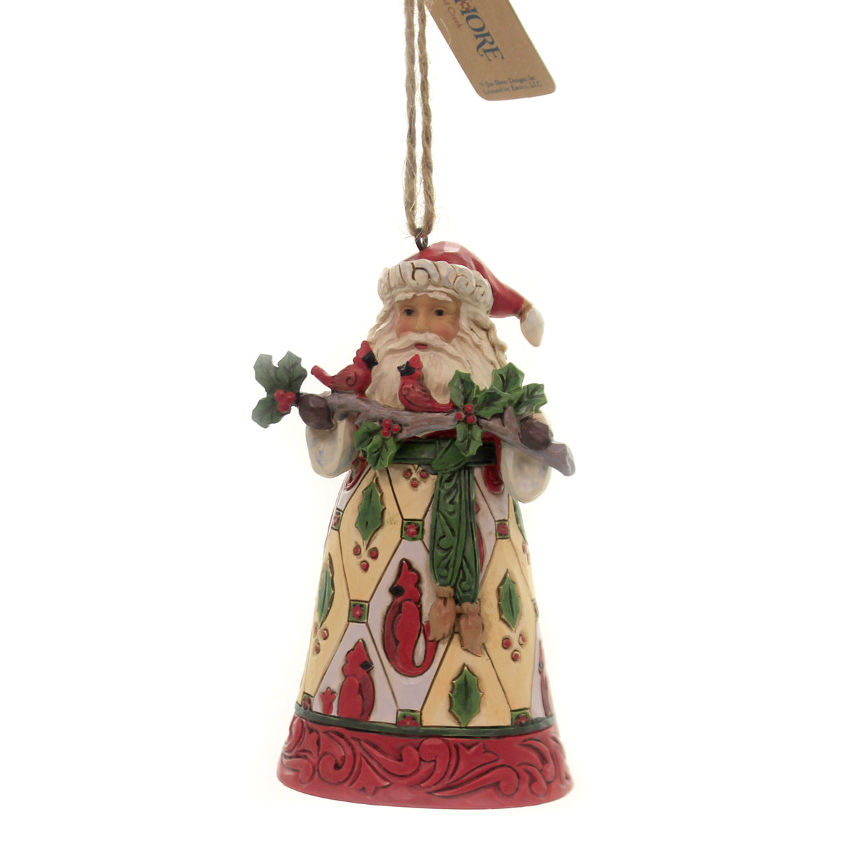 (42376) Santa With Cardinals Ornament