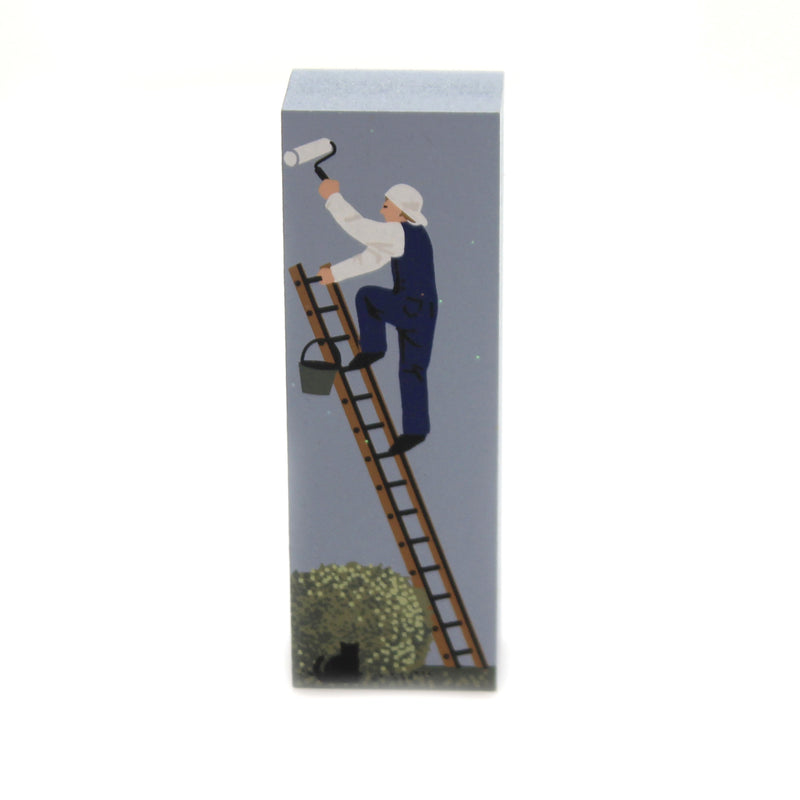 Cats Meow Village House Painting Wood Accessory Ladder Retired Roller Cm 311 (42642)
