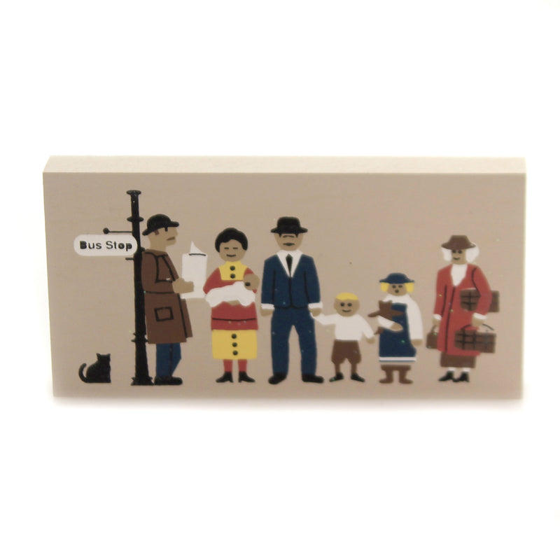 (42647) Cats Meow Village Bus Stop - Brown Coat, 2.00 Inch, Accessory Metro Special Color Cm 170 Brown