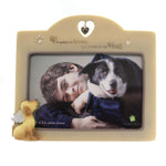 Foundations Dog Bereavenment Photo Frame Glass Paw Prints 6004083 (42660)