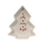 Tabletop Be Jolly Tree Shaped Bakeware Stoneware Merry Bright 9736941S (42766)