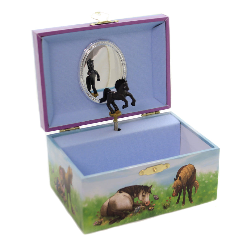 (42823) Horse W/Child Jewelry Box