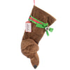 (42827) Christmas Dachshund Tan Stocking, 17.50 Inch, Pet Best Friend Hotdog Hh15
