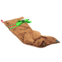 Christmas Dachshund Tan Stocking - - SBKGifts.com