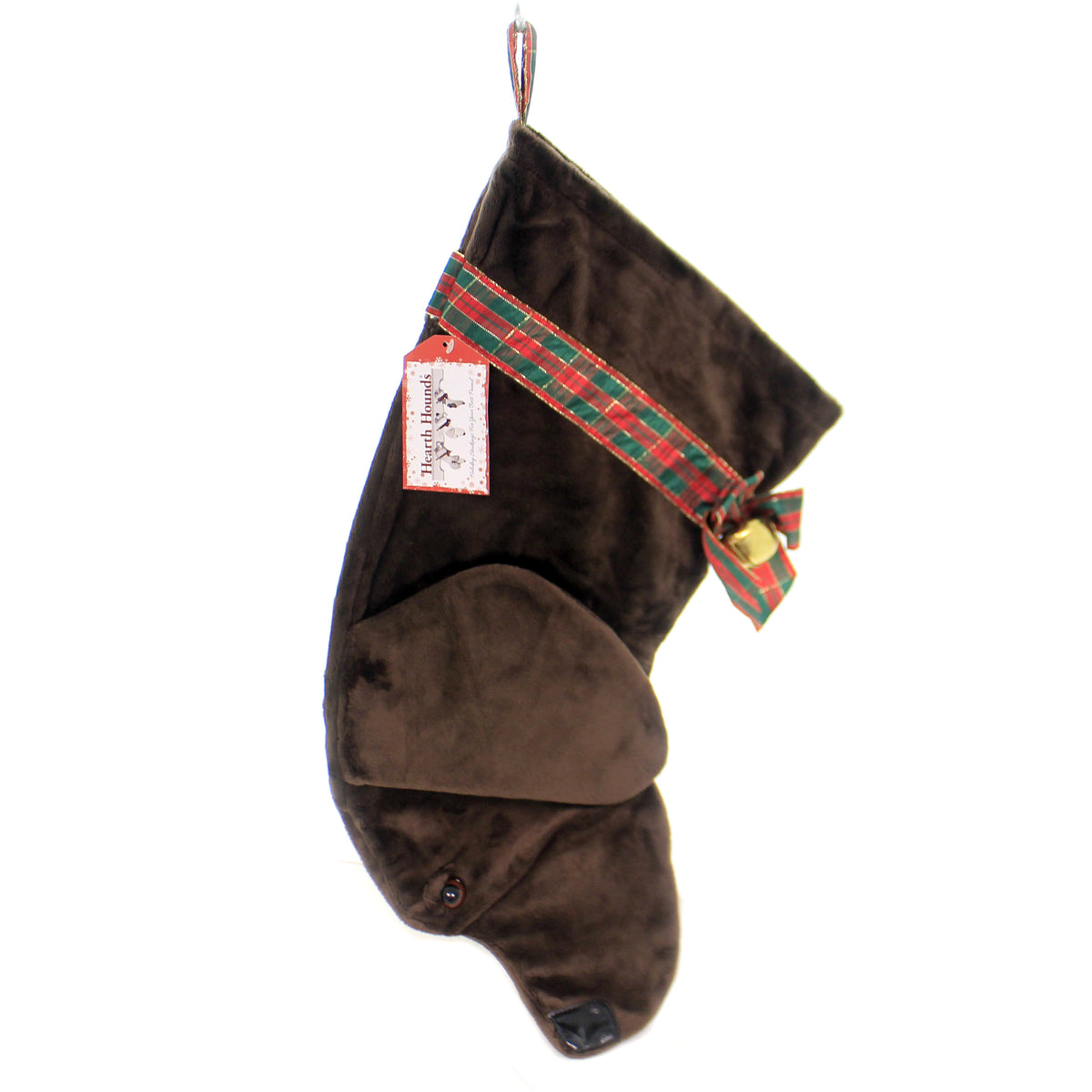 (42833) Chocolate Labrador Stocking
