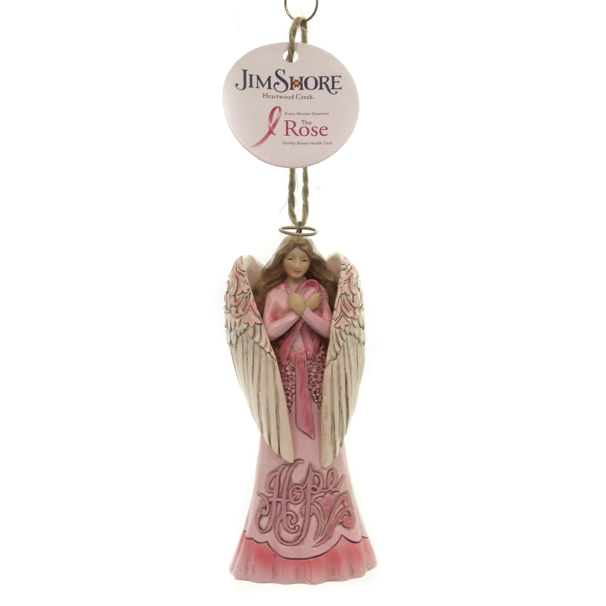 (42898) Breast Cancer Ribbon Angel
