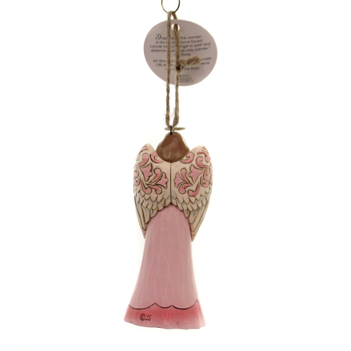 Jim Shore Breast Cancer Ribbon Angel - - SBKGifts.com