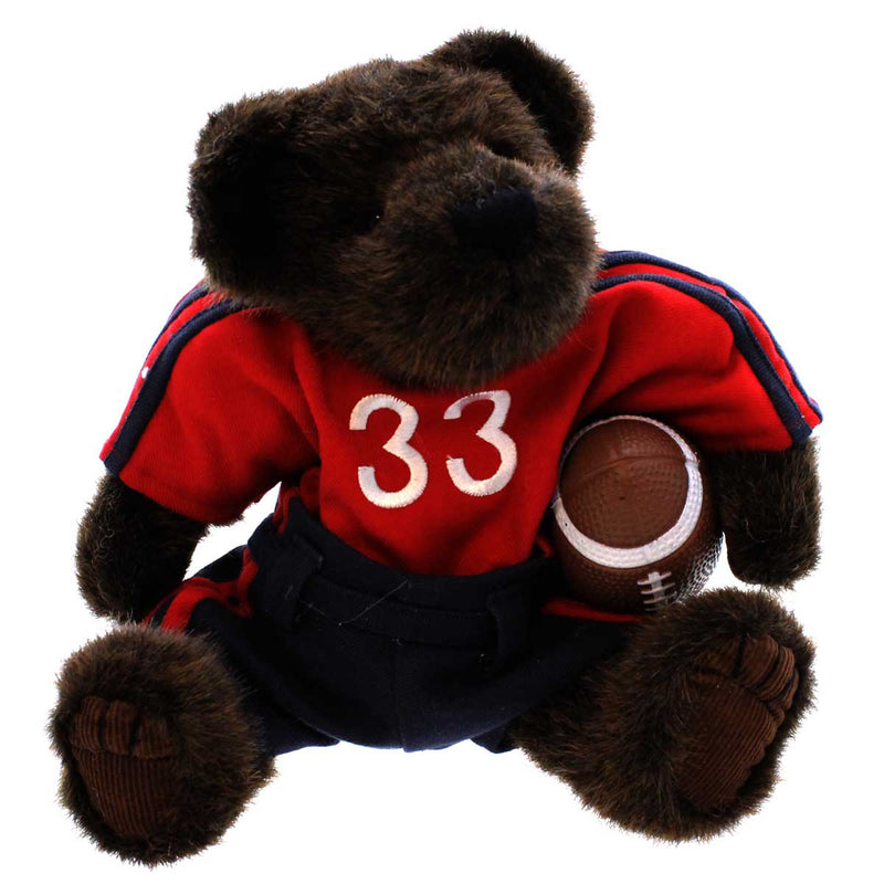 Boyds Bears Plush T. D. Gridiron Fabric Sports Football Bear 917374 (4349)
