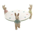 Tabletop Three Bunny Cake Easter Rabbits Platform 46004111 (44580)