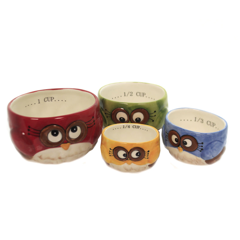 Tabletop Owl Measuring Cups - - SBKGifts.com