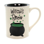 Tabletop Witch's Brew Glitter Mug Stoneware Halloween Black Pot 6006766 (46034)