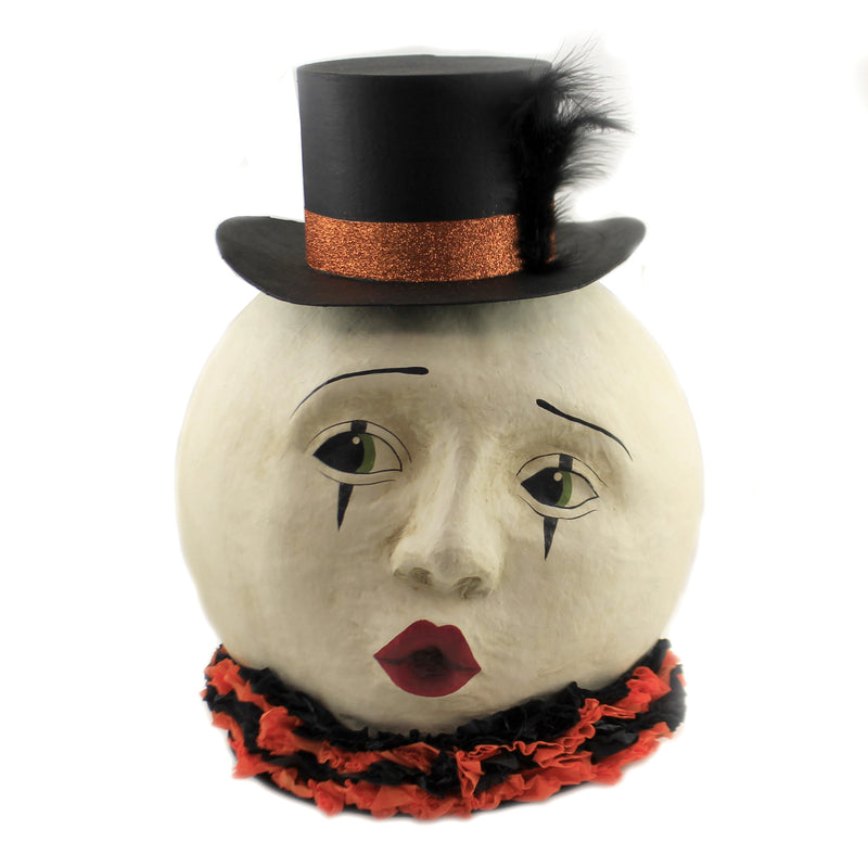 Halloween Magic Moon Paper Mache Clown Top Hat Tj8660
