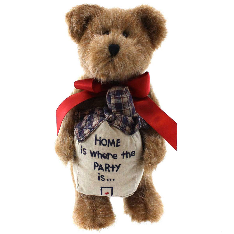 Boyds Bears Plush Home Reunion Bear Fabric Exclusive Party House 96305Hr (4731)