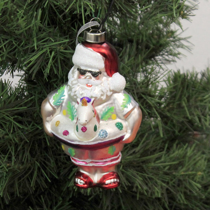 Holiday Ornament Off Season Santa - - SBKGifts.com