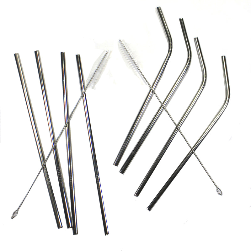 Tabletop Stainless Steel Straws - - SBKGifts.com
