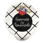 Tabletop Happiness Spoon Rest Ceramic Homemade Cooking 78643