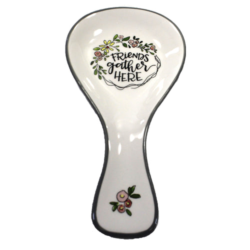 Tabletop Friends Gather Here Spoon Rest - - SBKGifts.com