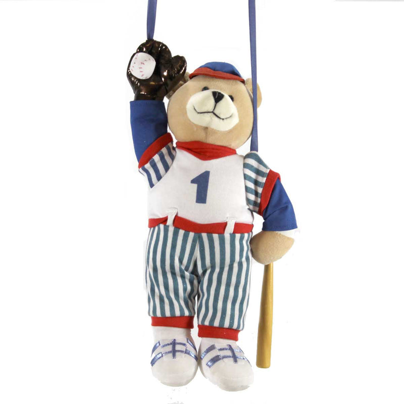 Child Related Teddy Bear Baseball Player - - SBKGifts.com