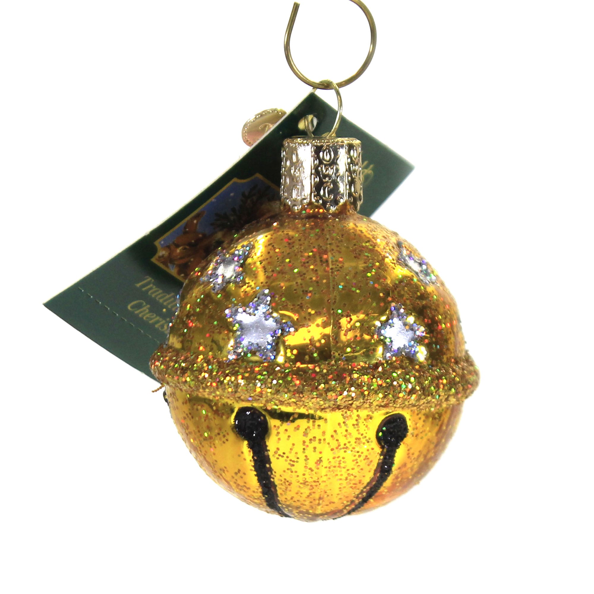 Old World Christmas Jingle Bell Glass Horse Bell Style | SBKGifts.com