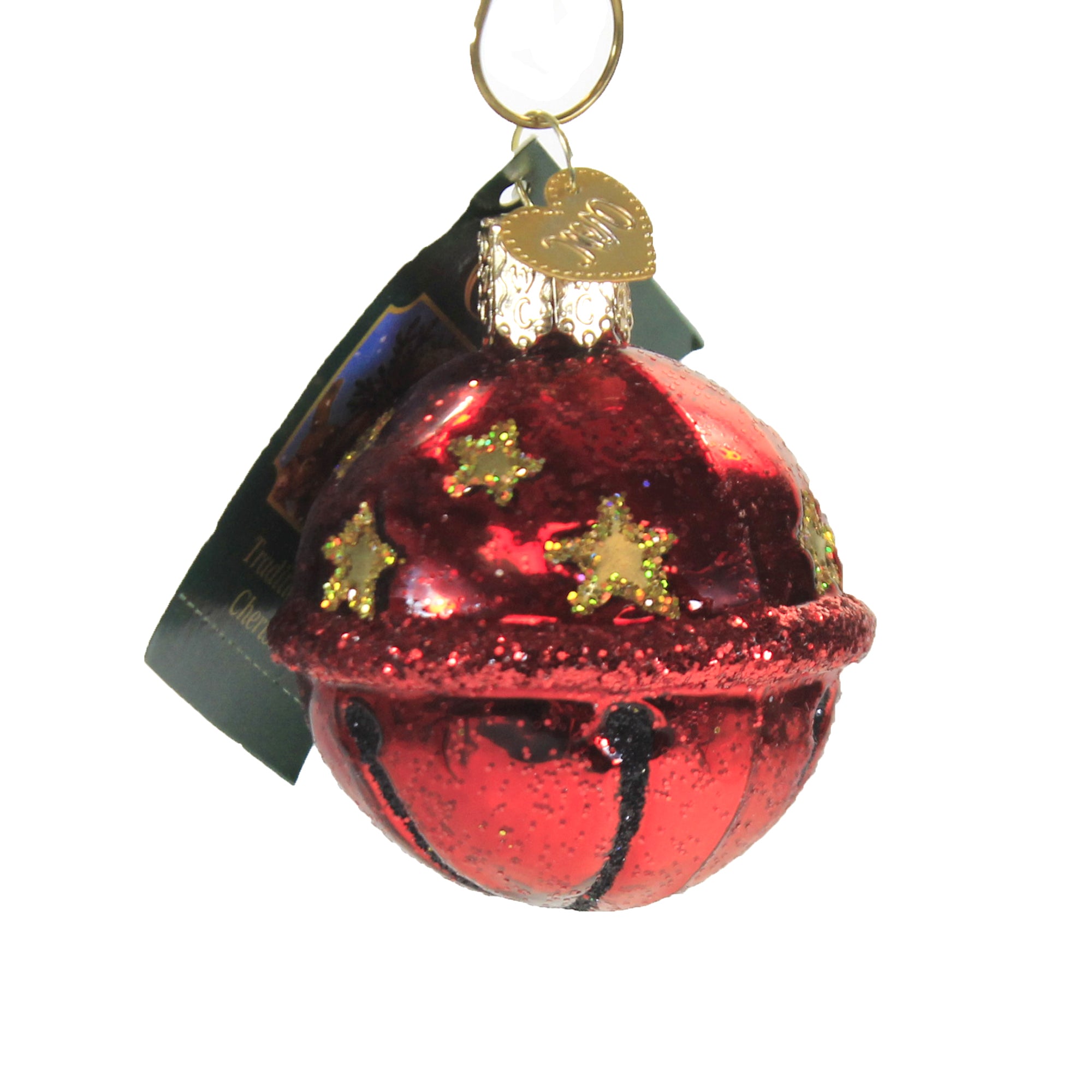 Old World Christmas Jingle Bell Glass Horse Bell Style | SBKGifts.com