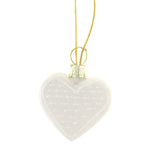 Holiday Ornament Tiny Hearts Set/5 Glass Love Sweetheart Valentine Go6667 (50978)