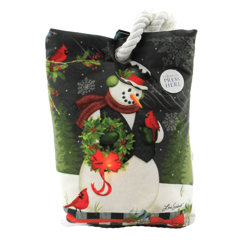 Christmas Snowman Memories Led Door Stop Christmas Red Bird Wreath 46006092 (51699)