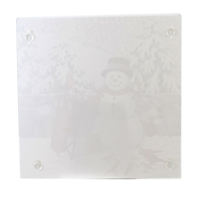 Tabletop Stonewall Snowman Cheese Board - - SBKGifts.com