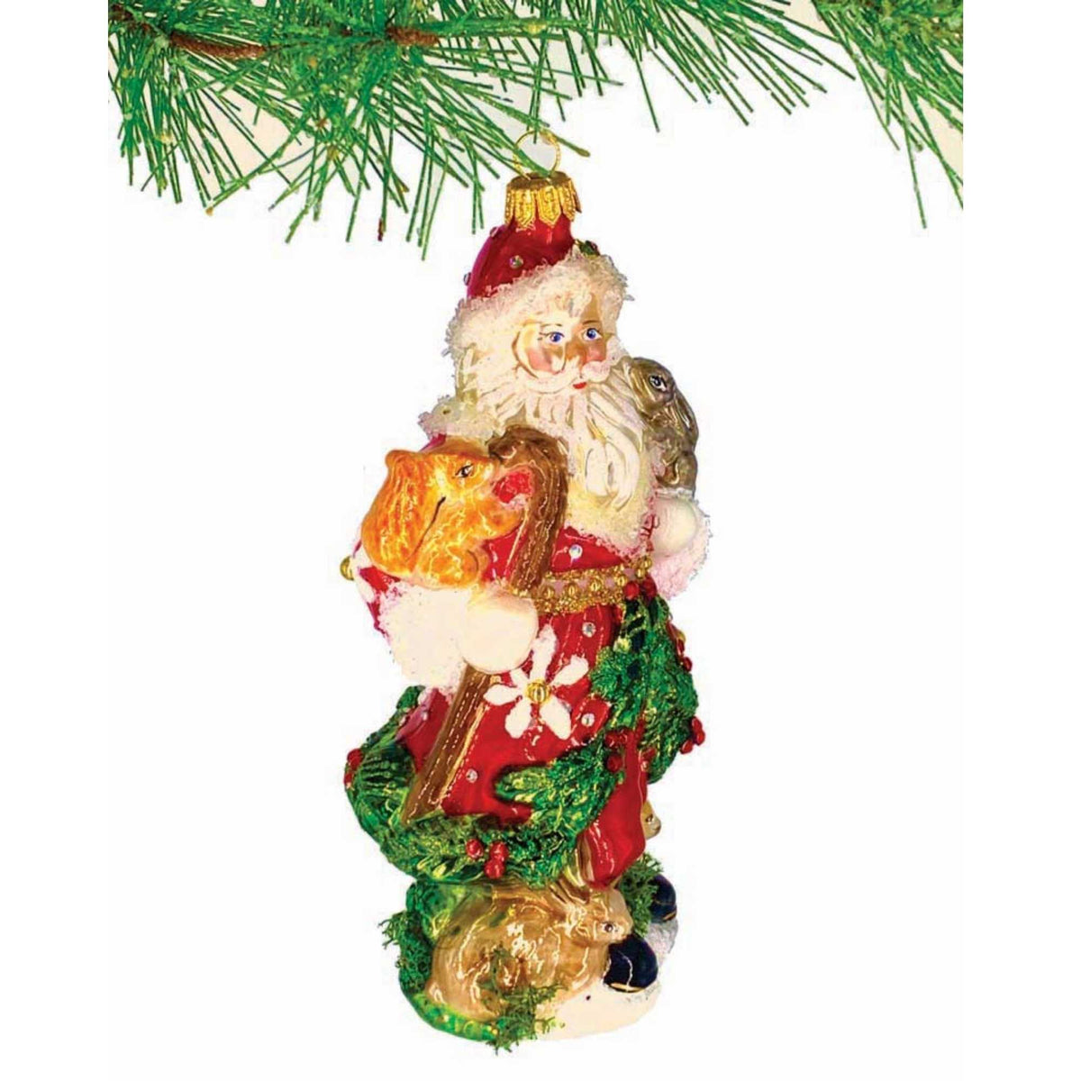Heartfully Yours 6.5 Inch Strasburg Santa 1155 By The Ornament King