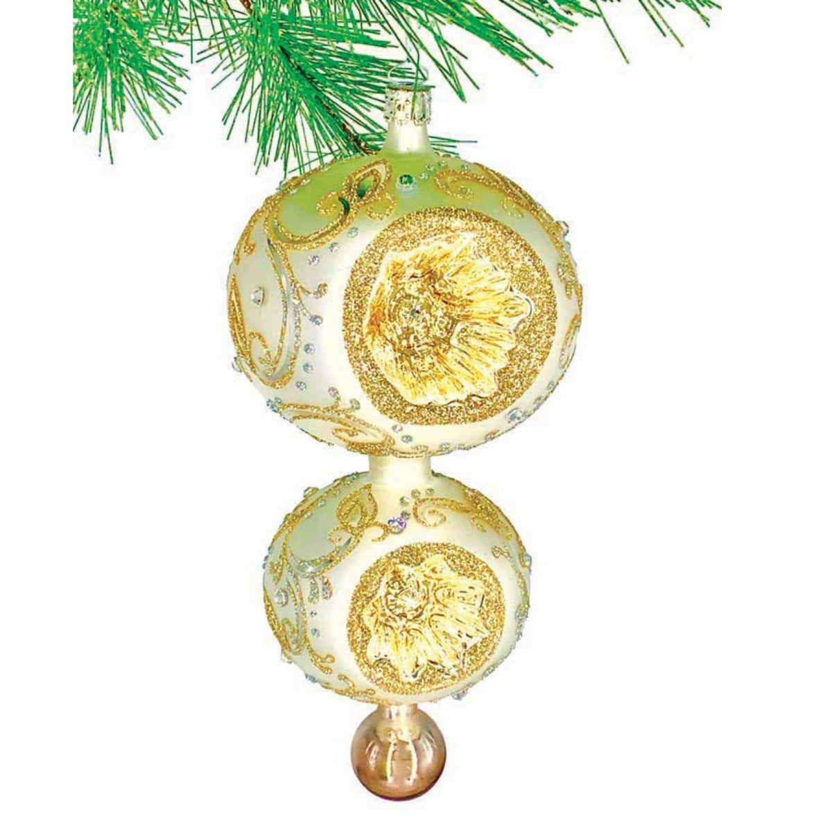 Heartfully Yours 8 Inch Irish Lace Glow 1005 By The Ornament King