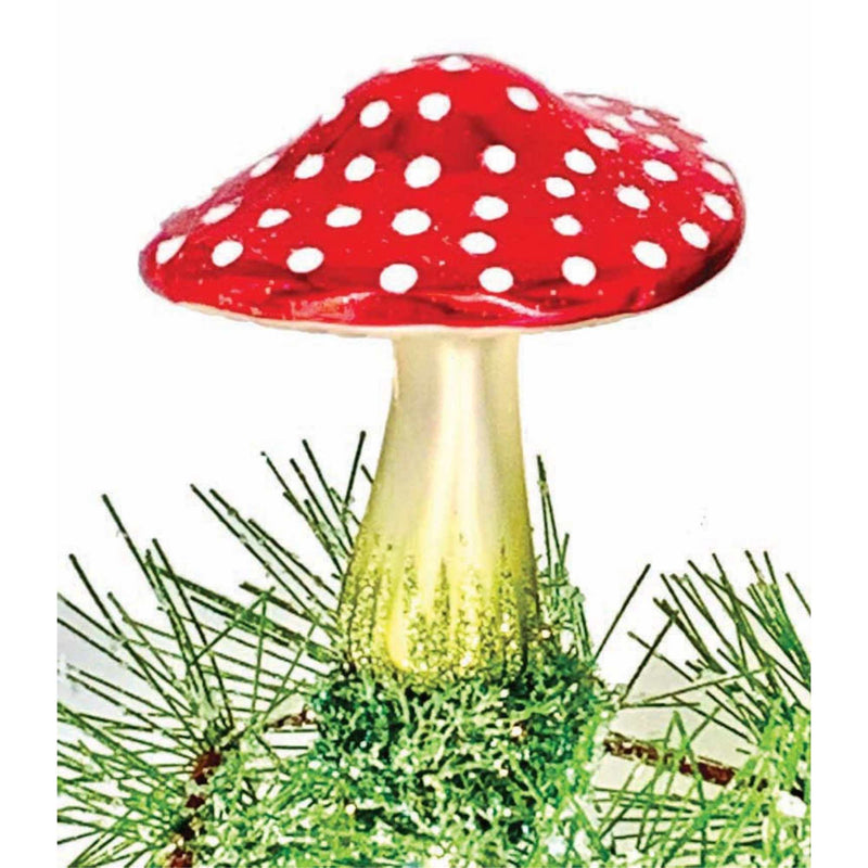 Heartfully Yours  Inch Amanita Clip On 1010 By The Ornament King