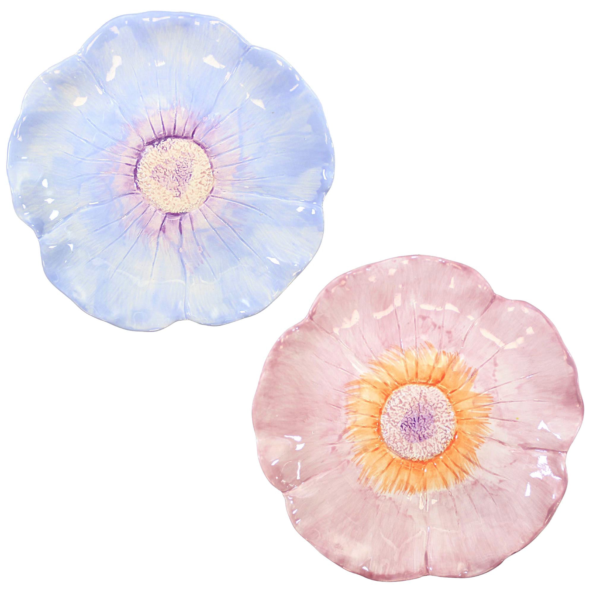 Transpac Flower Shaped Plate
