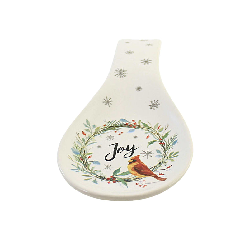 Tabletop Cardinal Wreath Spoon Rest - - SBKGifts.com