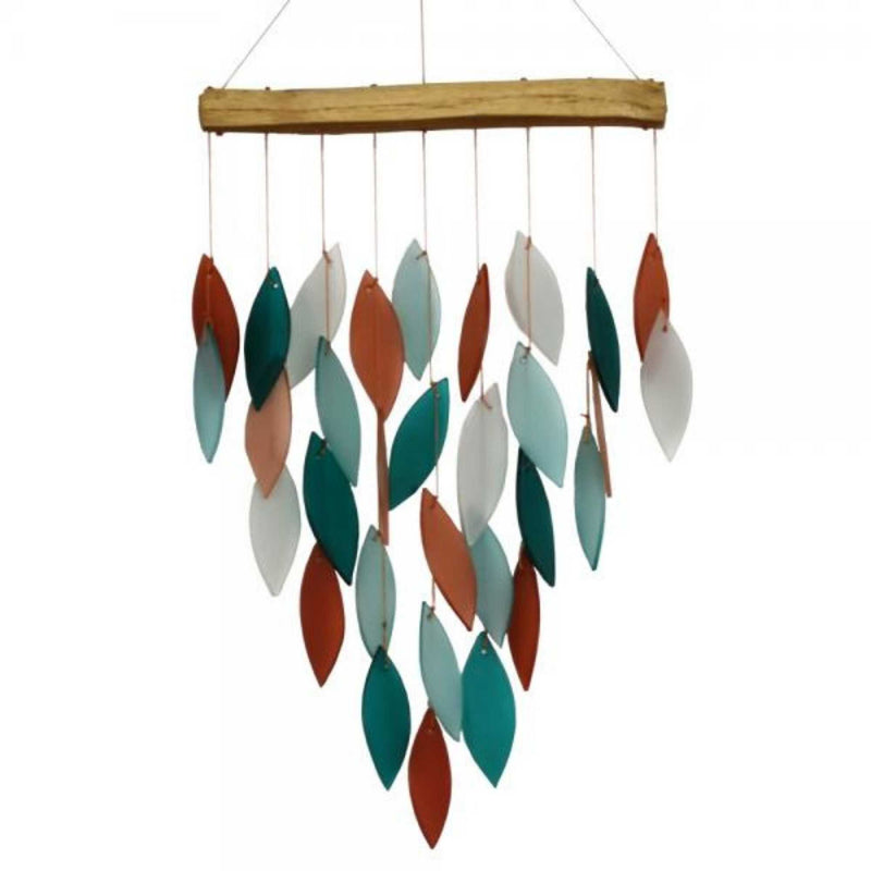 Home & Garden Coral Teal Waterfall Wind Chime Yard Decor Handcrafted Music Geblueg596 (55854)