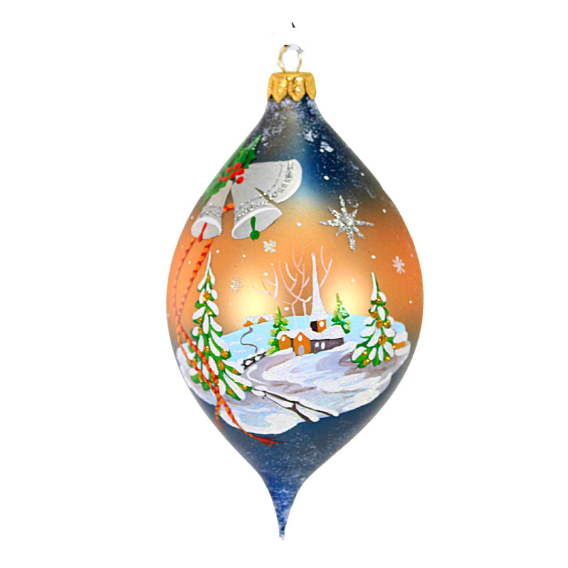 Holy Night Song 2022 - One Glass Ornament 6.5 Inch, Glass - Drop Ornament Church Winter S105 (56341)