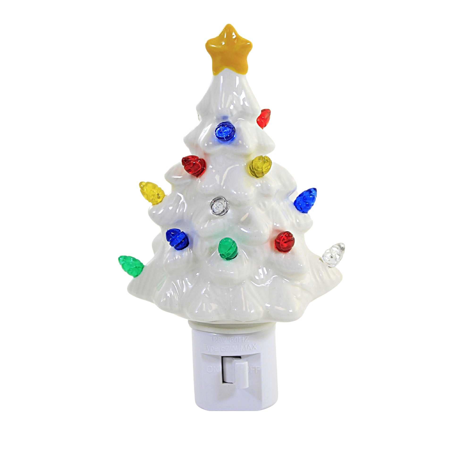 Christmas plug shop in night light
