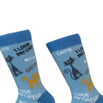Novelty Socks I Love My Cat Sock Daddy Socks . - - SBKGifts.com