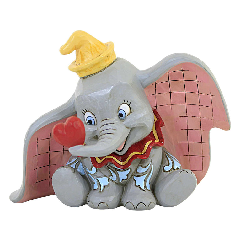 Jim Shore A Gift Of Love. Polyresin Dumbo With Heart 6011915 (58733)