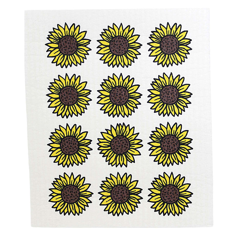 Swedish Dish Cloth Sunflowers Dishcloth - - SBKGifts.com