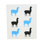 Swedish Dish Cloth Llama With Shades Dishcloths - - SBKGifts.com